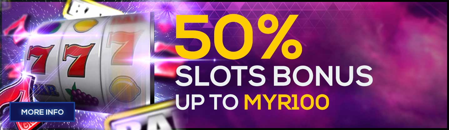 Slots Game Welcome Bonus 50%